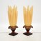 Vintage French Flaming Table Lamps by Georgia Jacob, 1970s, Set of 2 4