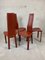 High Back Dining Chairs from Arper, 1980s, Set of 6 3