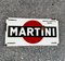 Vintage Martini Schild aus Eisen 1