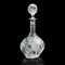 Vintage English Spirit Decanter in Glass & Sterling Silver, 1933 1