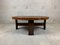 Brutalist Oak and Stone Coffee Table, 1980s 4