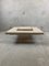 Italian Travertine Coffee Table with Floating Top, 1970s 1