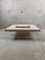 Italian Travertine Coffee Table with Floating Top, 1970s, Image 1