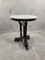 Bentwood and Marble Side Table. 1980s, Image 1