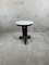 Bentwood and Marble Side Table. 1980s 6