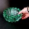 Art Deco Green Molded Glass Bowl by Pierre Davesn, 1930s, Image 19