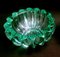 Art Deco Green Molded Glass Bowl by Pierre Davesn, 1930s 9