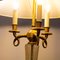 Vintage Leeazanne Empire Stehlampe mit Glasdetail, 3-flammig mit Schirm, 1990er 8