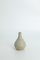 Small Mid-Century Scandinavian Modern Collectible Pistachio Stoneware Vases by Gunnar Borg for Gunnars Ceramics Höganäs, 1960s, Set of 2 5