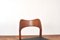 Mid-Century Teak Dining Chairs by Arne Hovmand-Olsen for Mogens Kold, 1960s, Set of 4 3