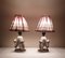 Antique Figurative Bedside Lamps with Porcelain Bases, 1900s, Set of 2, Image 5