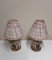 Antique Figurative Bedside Lamps with Porcelain Bases, 1900s, Set of 2, Image 4