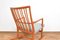 Oak ML33 Rocking Chair by Hans J. Wegner for A/S Mikael Laursen, 1950s 9