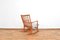 Sedia a dondolo ML33 in quercia di Hans J. Wegner per A/S Mikael Laursen, anni '50, Immagine 5