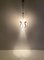 Lampe à Suspension en Teck et Verre Opalin de Stilnovo, 1950s 2