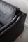 Mid-Century Danish Two-Seater Sofa in Black Leather, 1960s, Image 7