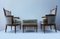 Vintage French Louis XVI Style Salon Armchairs with Ottoman from Ets Faye-Couzon, 1950s, Image 2