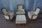 Vintage French Louis XVI Style Salon Armchairs with Ottoman from Ets Faye-Couzon, 1950s, Image 1