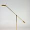 Dutch Brass and Glass Counter Balance Floor Lamp from Herda, 1970s 4