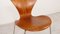 Silla de comedor 3107 vintage de teca de Arne Jacobsen para Fritz Hansen, años 50, Imagen 2