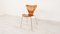 Vintage 3107 Esszimmerstuhl aus Teak von Arne Jacobsen für Fritz Hansen, 1950er 7