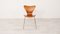 Vintage Teak 3107 Dining Chair by Arne Jacobsen for Fritz Hansen, 1950s 3