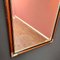 Vintage Decorative Facet Cut Mirror with Mahogany Frame, Image 8