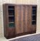 Art Deco 4-Door Cabinet in Walnut, Mahogany and Teak 18
