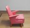 Fauteuil avec Tapisserie en Laine Rose Poudré par Dux, Suède, 1950s 8