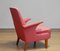 Armchair with Powder Pink Wool Upholstery by Dux, Sweden, 1950s 9