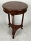 Vintage Italian Round Table with Drawer, 1980s, Image 4