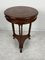 Vintage Italian Round Table with Drawer, 1980s, Image 5