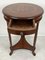 Vintage Italian Round Table with Drawer, 1980s, Image 2