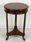 Vintage Italian Round Table with Drawer, 1980s, Image 1