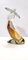 Figuras decorativas de vidrio Sommerso de ámbar atribuidas a Archimede Seguso, años 60. Juego de 2, Imagen 10