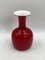 Red Carnaby Glass Vase by Per Lütken for Holmegaard, 1960s, Image 8