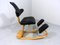 Chaise Thatsit Balance en Hêtre et Cuir par Peter Hvidt pour Stokke, 1990s 5