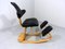 Thatsit Balance Chair aus Buche & Ledersessel von Peter Hvidt für Stokke, 1990er 5