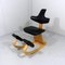 Thatsit Balance Chair in Beech & Leather Chair by Peter Hvidt for Stokke, 1990s 1