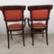 Curved Wood Living Room Table and Chairs from Jacob & Josef Kohn, 1890s, Set of 5, Image 18