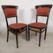 Curved Wood Living Room Table and Chairs from Jacob & Josef Kohn, 1890s, Set of 5, Image 9