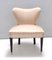 Pink and Tan Satin Side Chairs attributed to Carlo Enrico Rava, 1950s, Set of 2 4