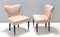 Pink and Tan Satin Side Chairs attributed to Carlo Enrico Rava, 1950s, Set of 2, Image 3