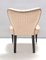 Pink and Tan Satin Side Chairs attributed to Carlo Enrico Rava, 1950s, Set of 2, Image 7