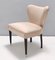 Pink and Tan Satin Side Chairs attributed to Carlo Enrico Rava, 1950s, Set of 2 5