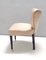 Pink and Tan Satin Side Chairs attributed to Carlo Enrico Rava, 1950s, Set of 2 6