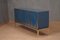 Mid-Century Italian Blue Glass and Brass Sideboard, 2000 2