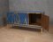 Italienisches Mid-Century Sideboard aus blauem Glas & Messing, 2000 7