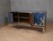 Mid-Century Italian Blue Glass and Brass Sideboard, 2000 5
