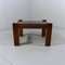 Brutalist Coffee Table in Oak & Natural Stone, 1970s 11